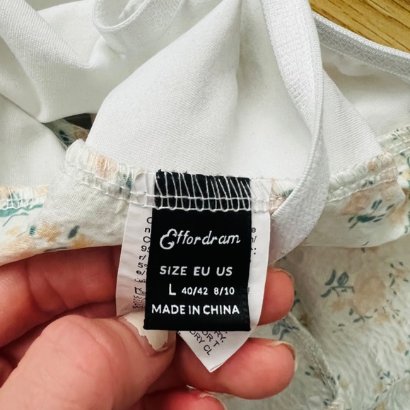 Shein Effordram Womens Vintage Floral Bodysuit Size Large - Picture 8 of 8